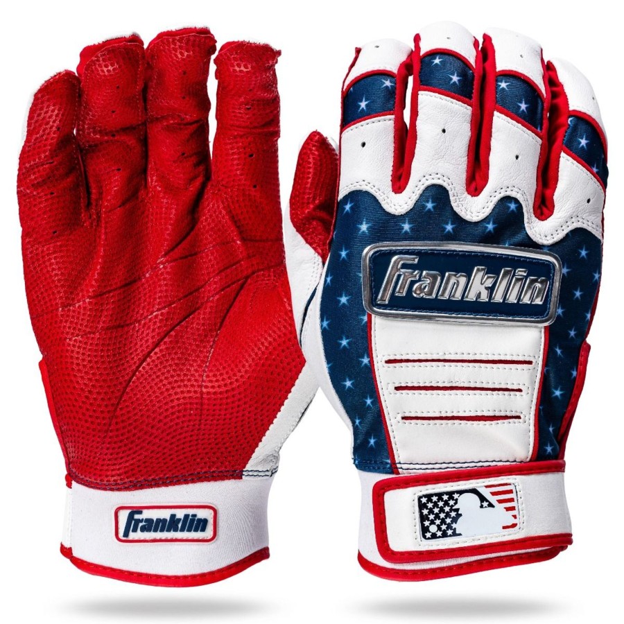 Sports Franklin Sports Baseball | Cfx® Pro Jewel Event Fourth Of July Batting Gloves - Was $39.99 Cfx Pro/Fourth Of July