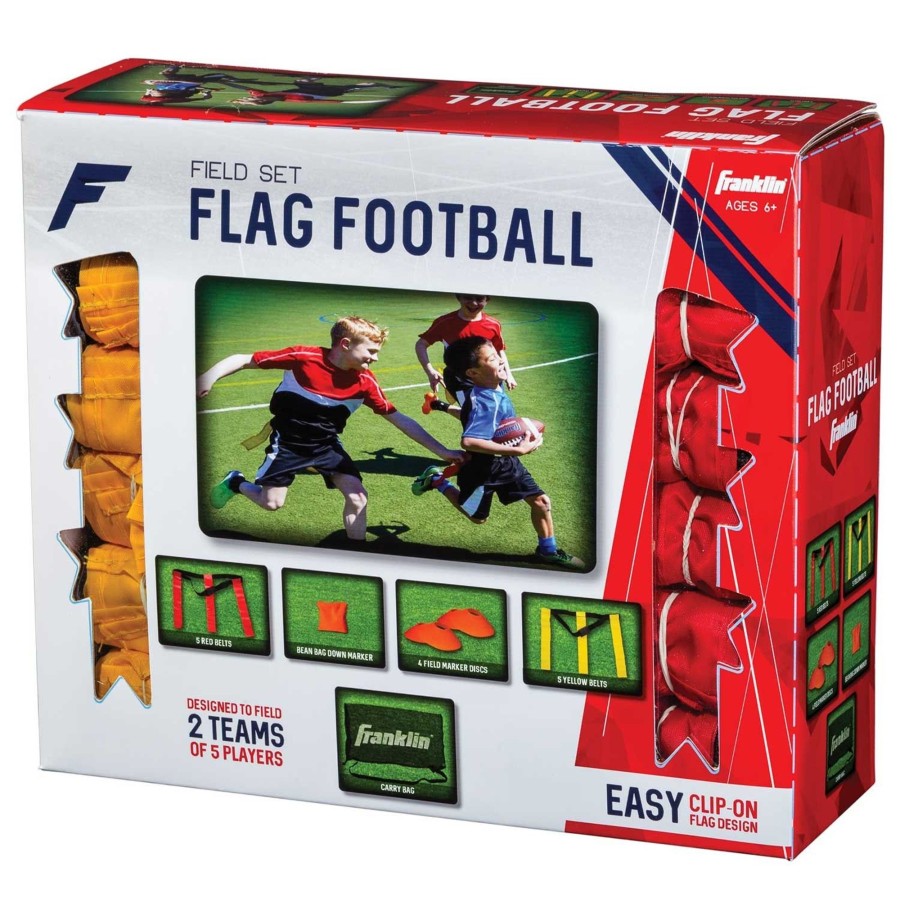 Sports Franklin Sports Youth Shop | 10 Player Youth Flag Football Set