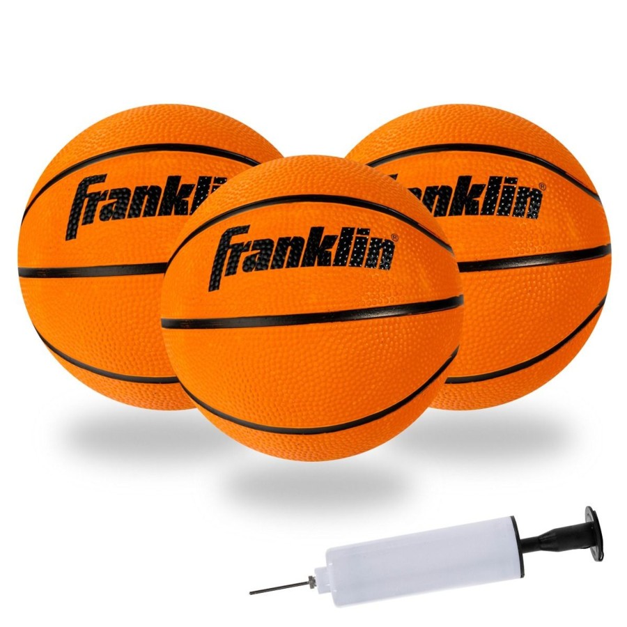 Sports Franklin Sports Indoor Games | Pro Hoops Replacement Pvc Basketballs - 3 Pack