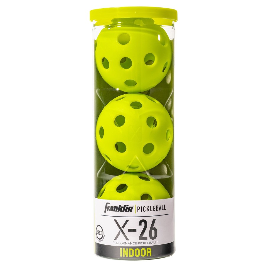 Pickleball Franklin Sports | X-26 Indoor Pickleballs (3, 12 And 100 Packs)