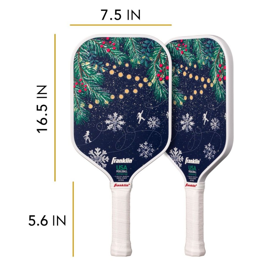 Pickleball Franklin Sports | Limited Edition Signature Series 13Mm Holiday Pickleball Paddle With Maxgrit®