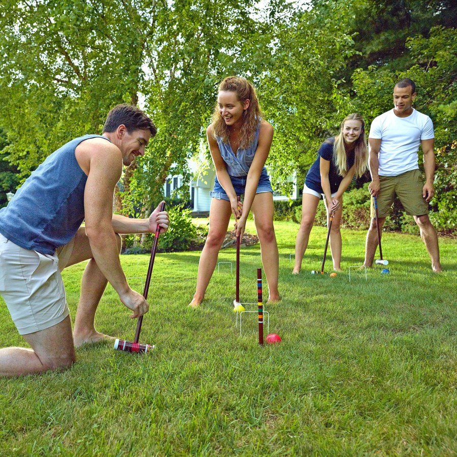 Sports Franklin Sports Outdoor Games | Starter Croquet Set