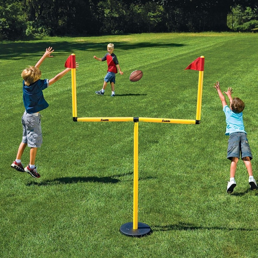 Sports Franklin Sports Youth Shop | Youth Football Goal Post, Ball And Tee