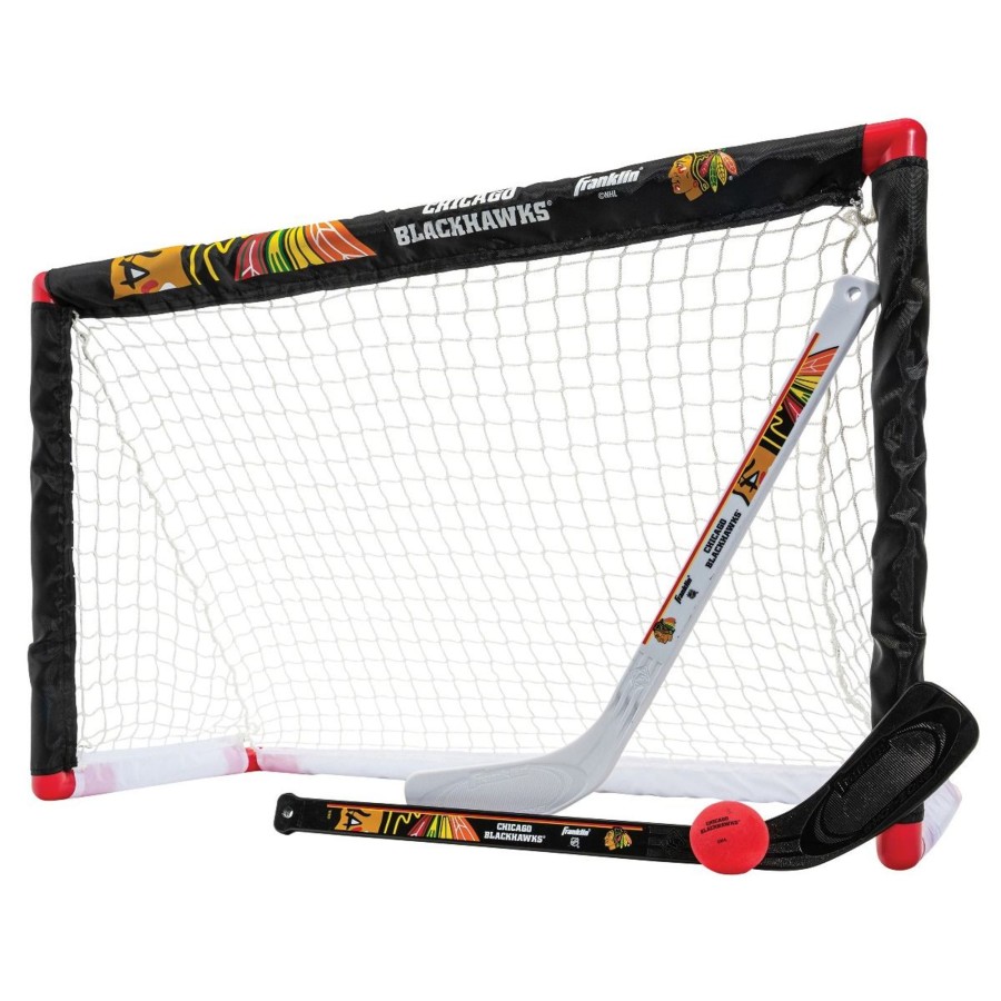 Sports Franklin Sports HocBest | Nhl® Team Mini Hockey Goal, Stick & Ball Set