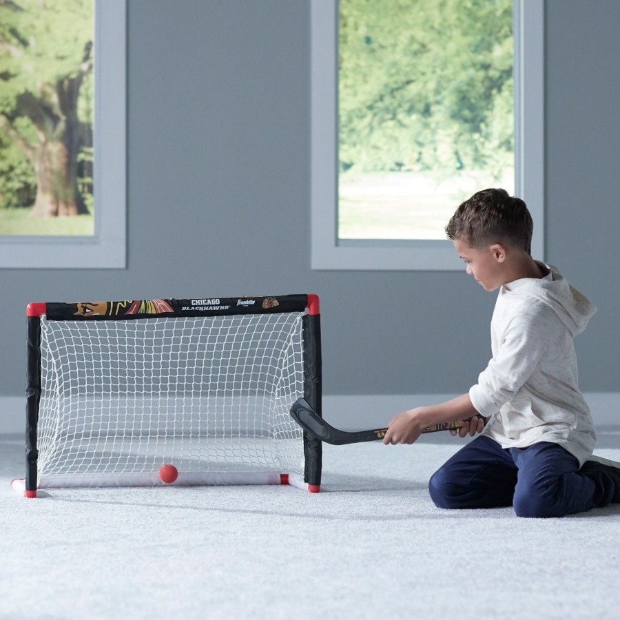 Sports Franklin Sports HocBest | Nhl® Team Mini Hockey Goal, Stick & Ball Set