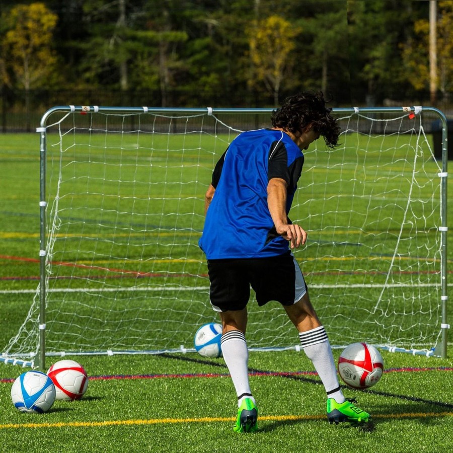 Sports Franklin Sports Soccer | Galvanized Steel - Folding Soccer Goals