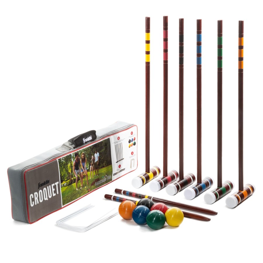 Sports Franklin Sports Outdoor Games | Family Croquet Set