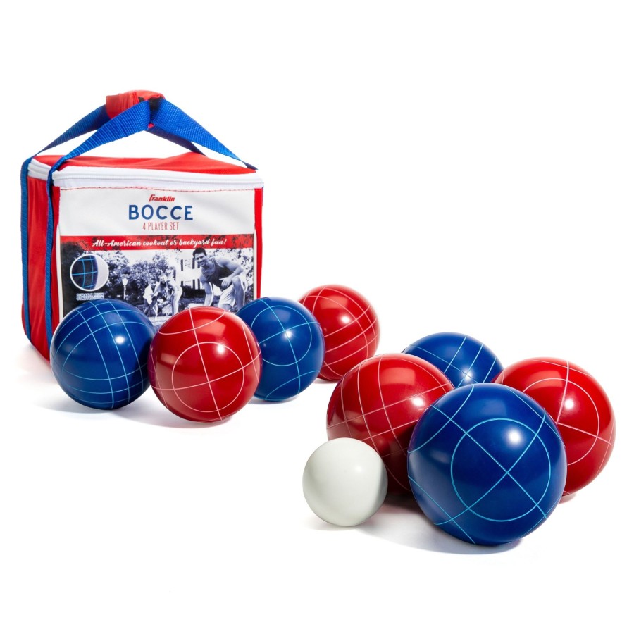 Sports Franklin Sports Outdoor Games | Red White & Blue Bocce Set