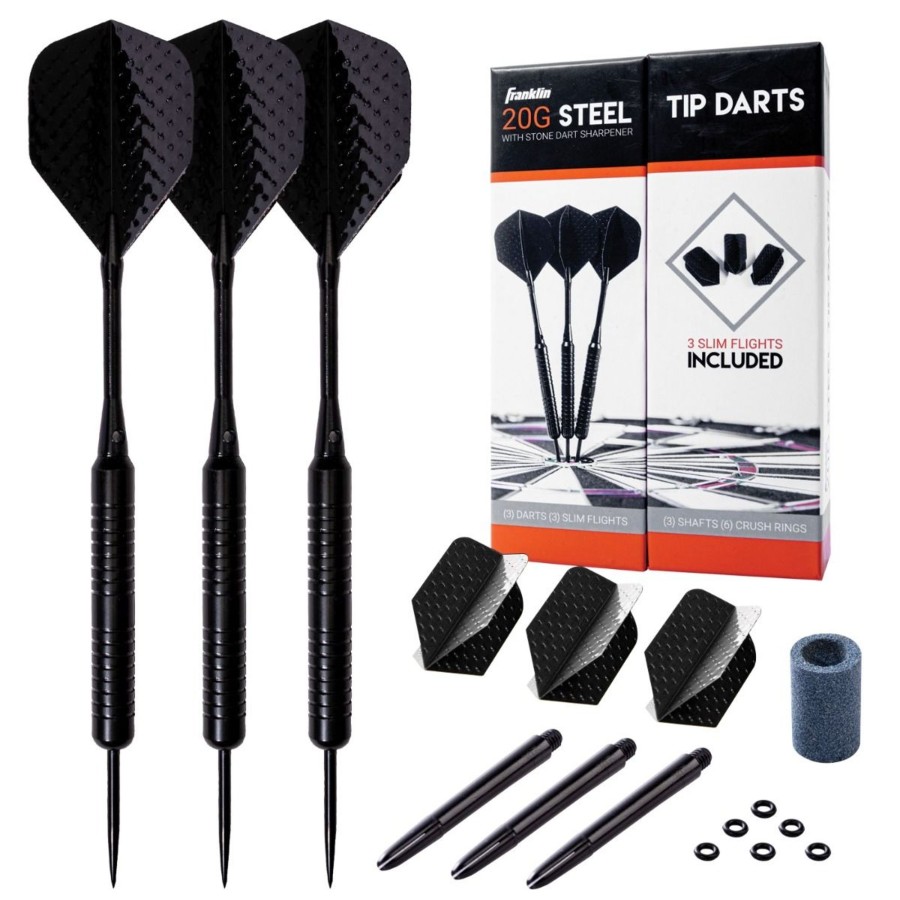 Sports Franklin Sports Indoor Games | Brass Steel Tip Darts - Steel 20G