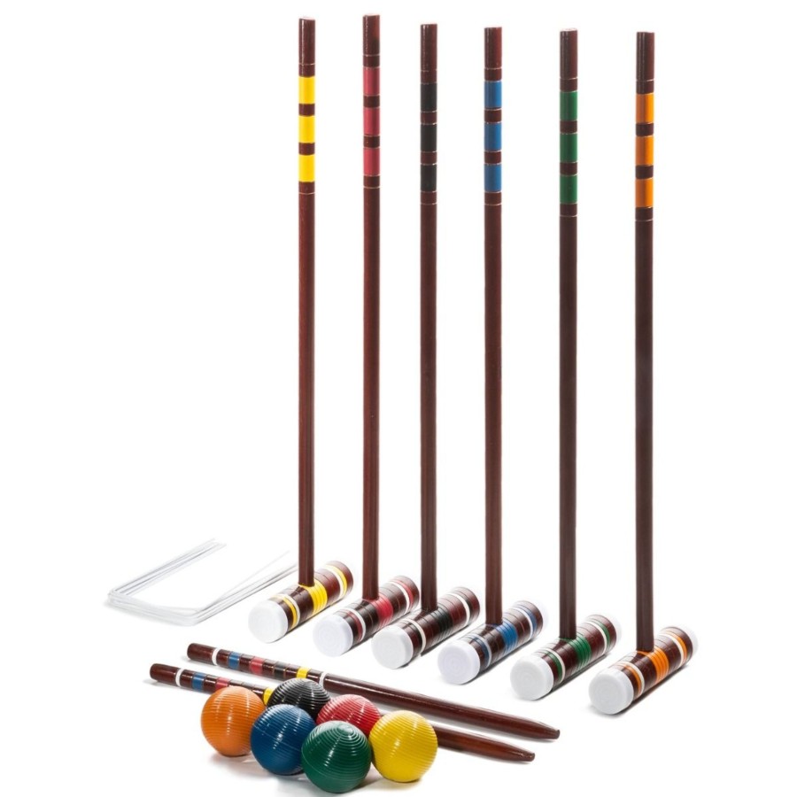 Sports Franklin Sports Outdoor Games | Intermediate Croquet Set