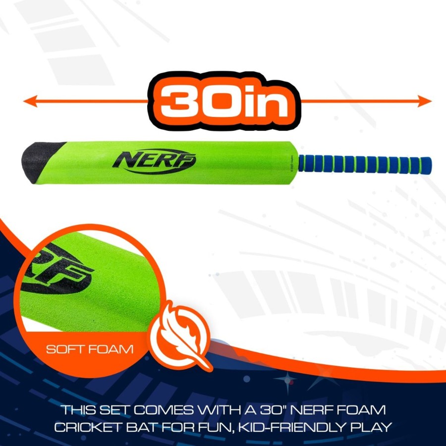 Sports Franklin Sports Youth Shop | Nerf Foam Cricket Set