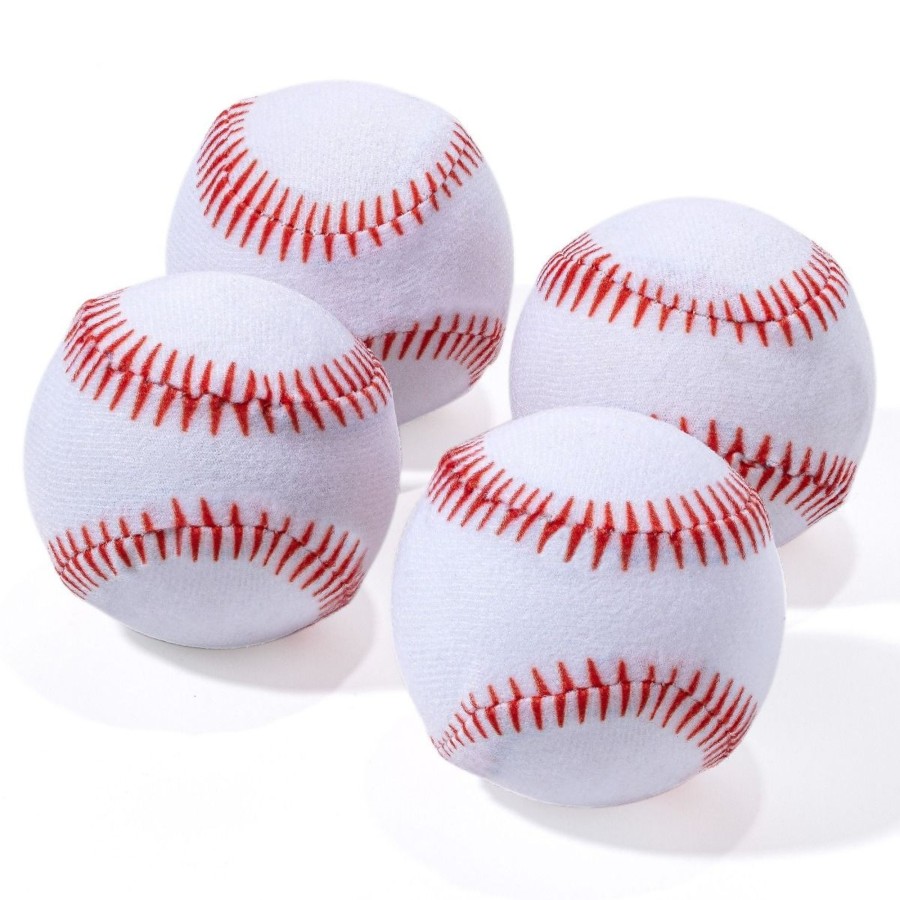 Sports Franklin Sports Youth Shop | Self Stick Replacement Baseballs - 4 Pack