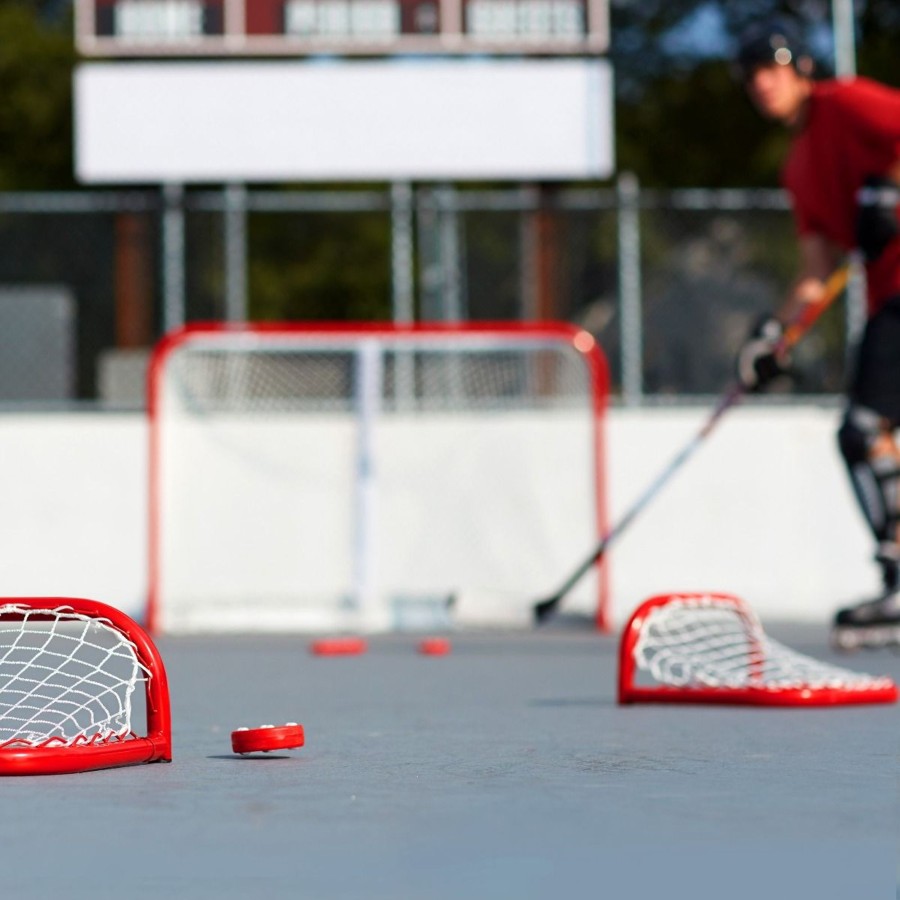 Sports Franklin Sports HocOnline | Pro Commander Street Hockey Puck - Red