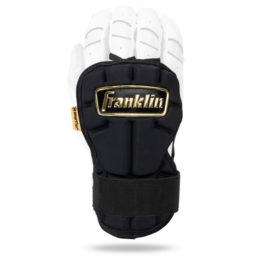 Sports Franklin Sports Baseball | Prt Protective Hand Guard Lg - Adult - Black/Gold