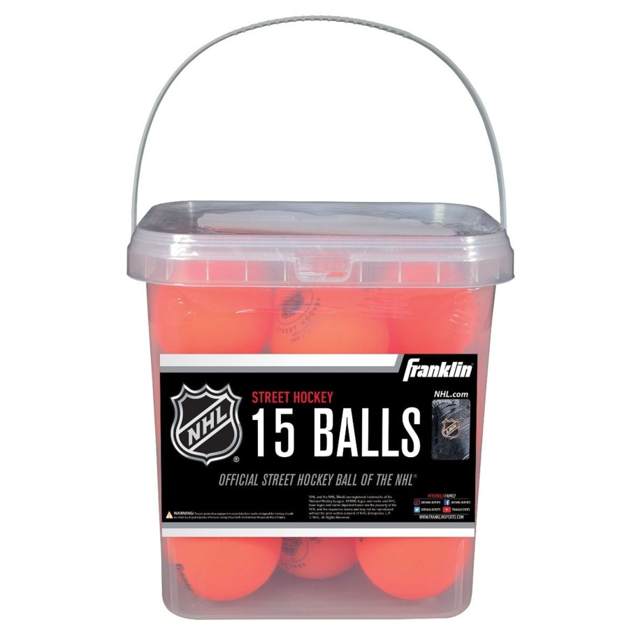 Sports Franklin Sports HocWholesale | Nhl Street Hockey Balls - 15 Pack