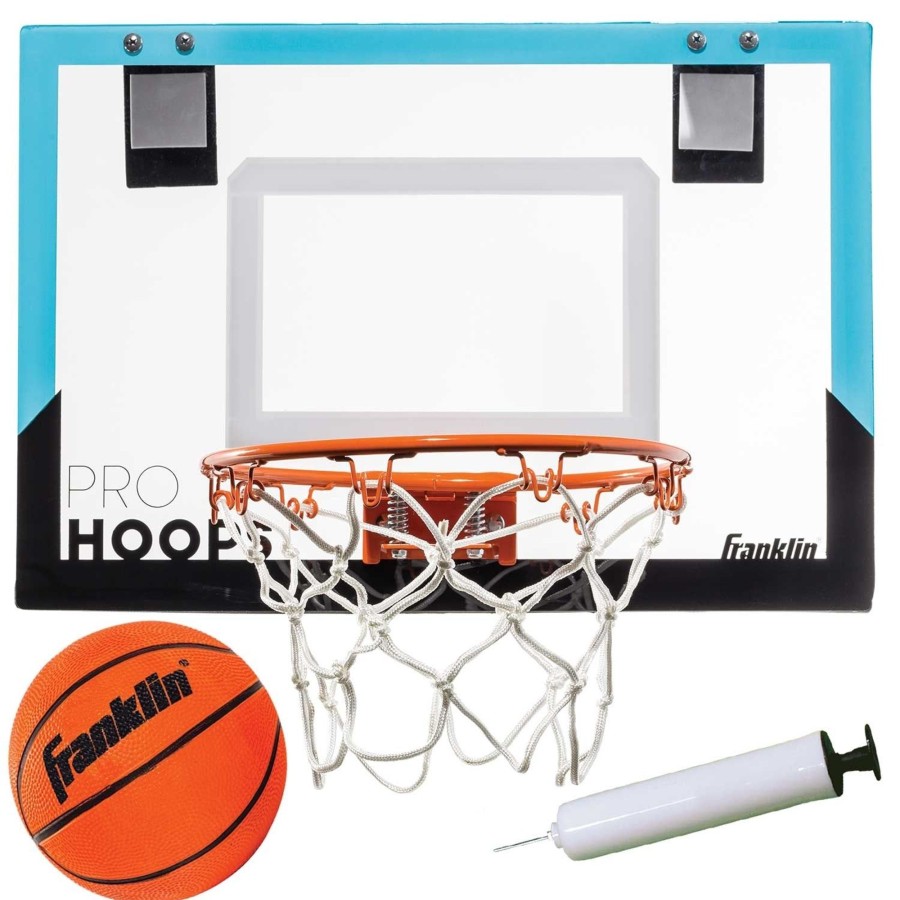 Sports Franklin Sports Indoor Games | Pro Hoops Over-The-Door Basketball Set - Blue