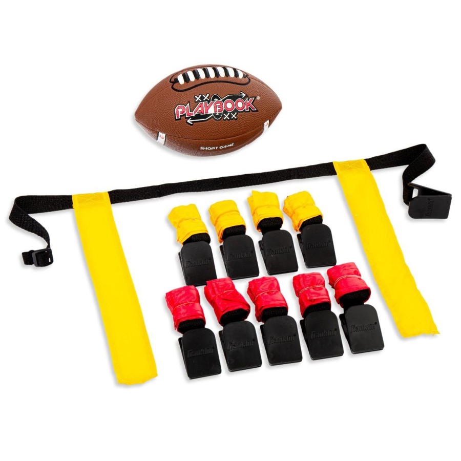 Sports Franklin Sports Football | 10 Player Flag Football Set With Playbook Mini Ball