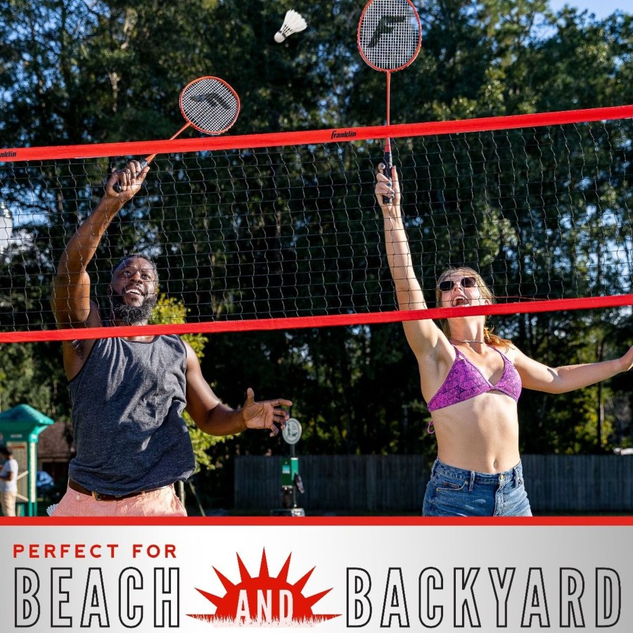 Sports Franklin Sports Outdoor Games | Elite Volleyball & Badminton Set