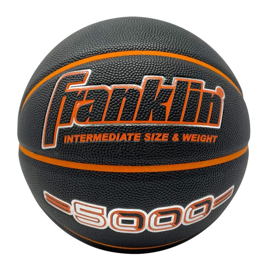 Sports Franklin Sports Basketball | 5000 Indoor Basketball - Black/Orange - Women'S Official