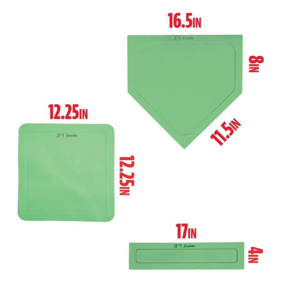 Sports Franklin Sports Baseball | Mlb® Glow-In-The Dark Base Set