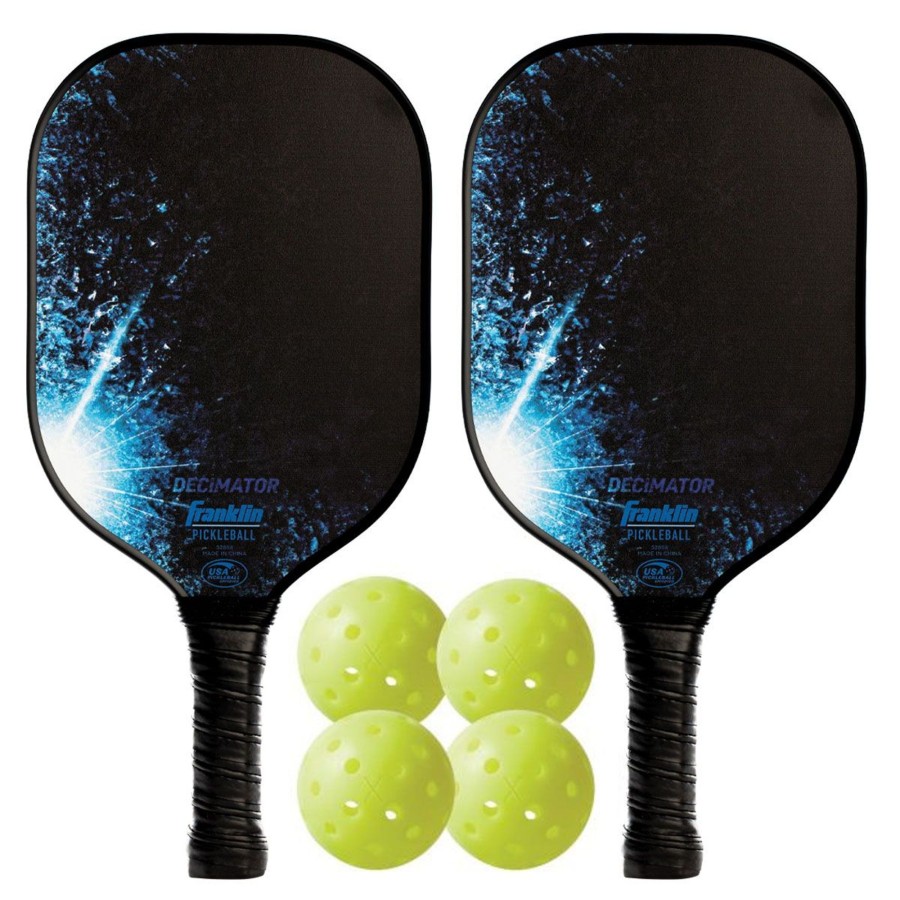 Pickleball Franklin Sports | Carbon Fiber Decimator 2 Player Pickleball Set