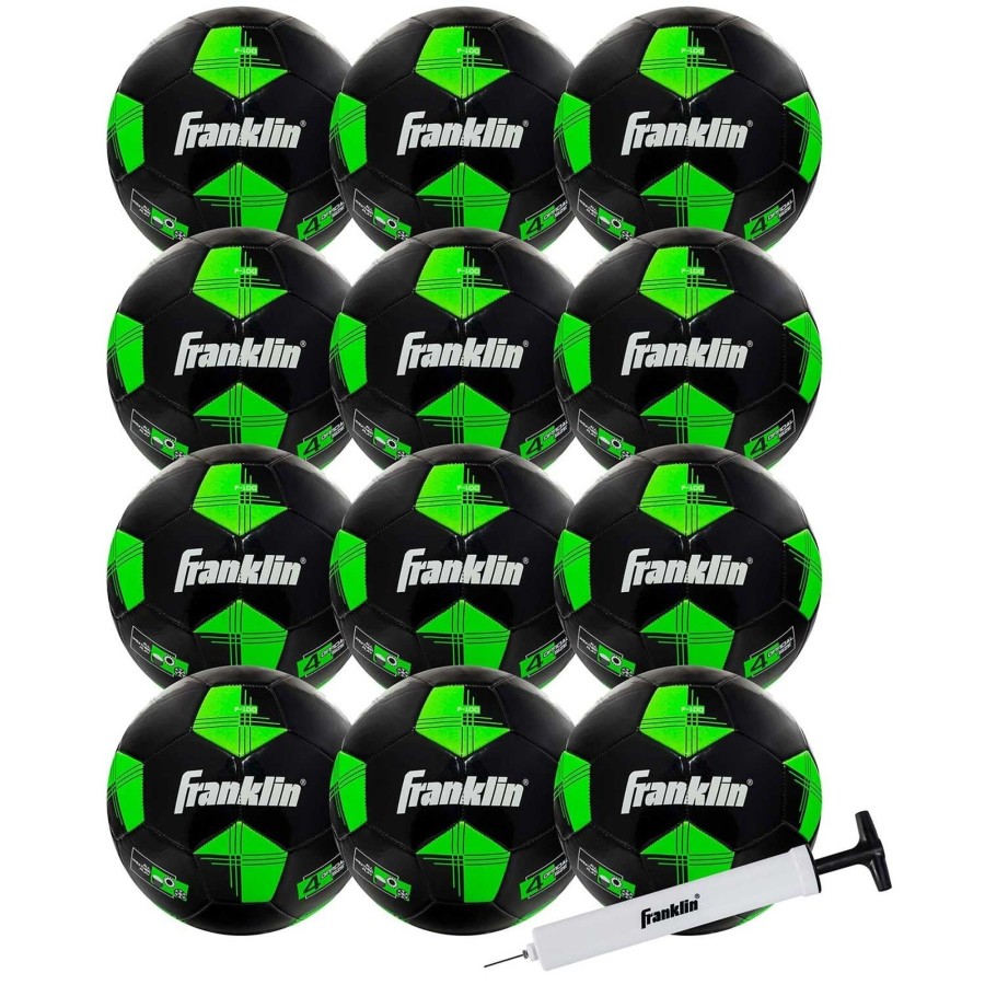 Sports Franklin Sports Soccer | Competition F-100 Soccer Ball With Pump - 12 Pack