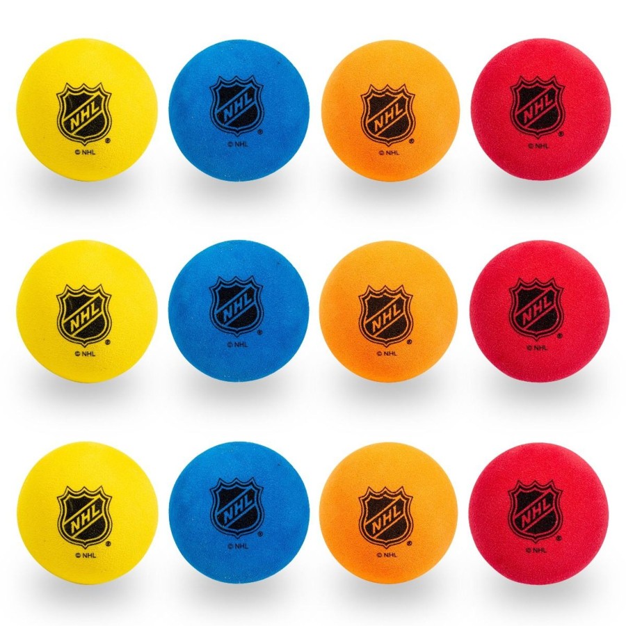 Sports Franklin Sports HocClearance | Nhl® Mini Hockey 12Pc Balls / Mesh Bag