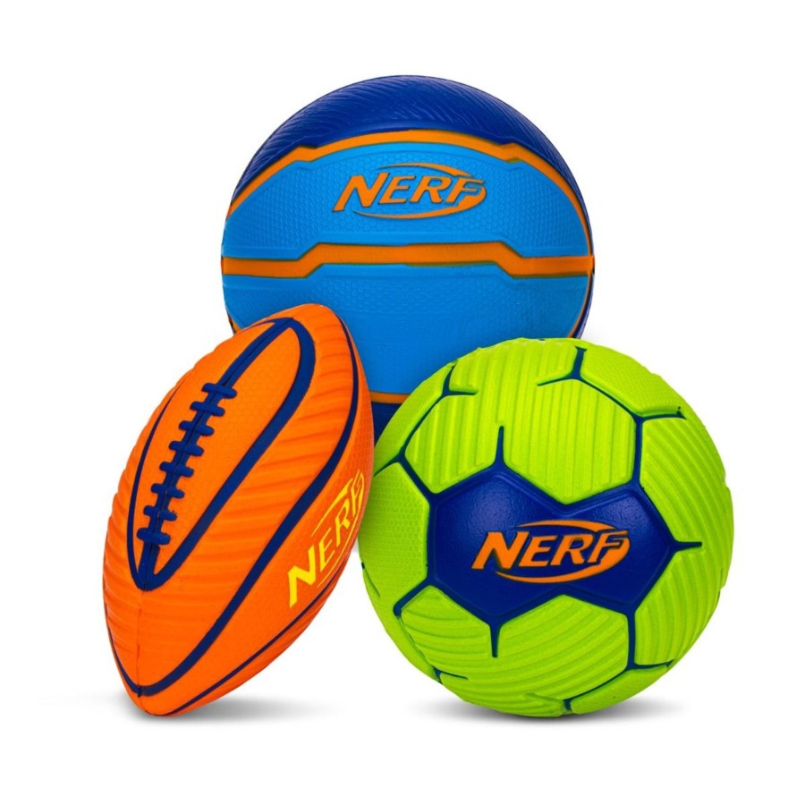 Sports Franklin Sports Youth Shop | Nerf Mini Foam Ball Set - 3 Pack