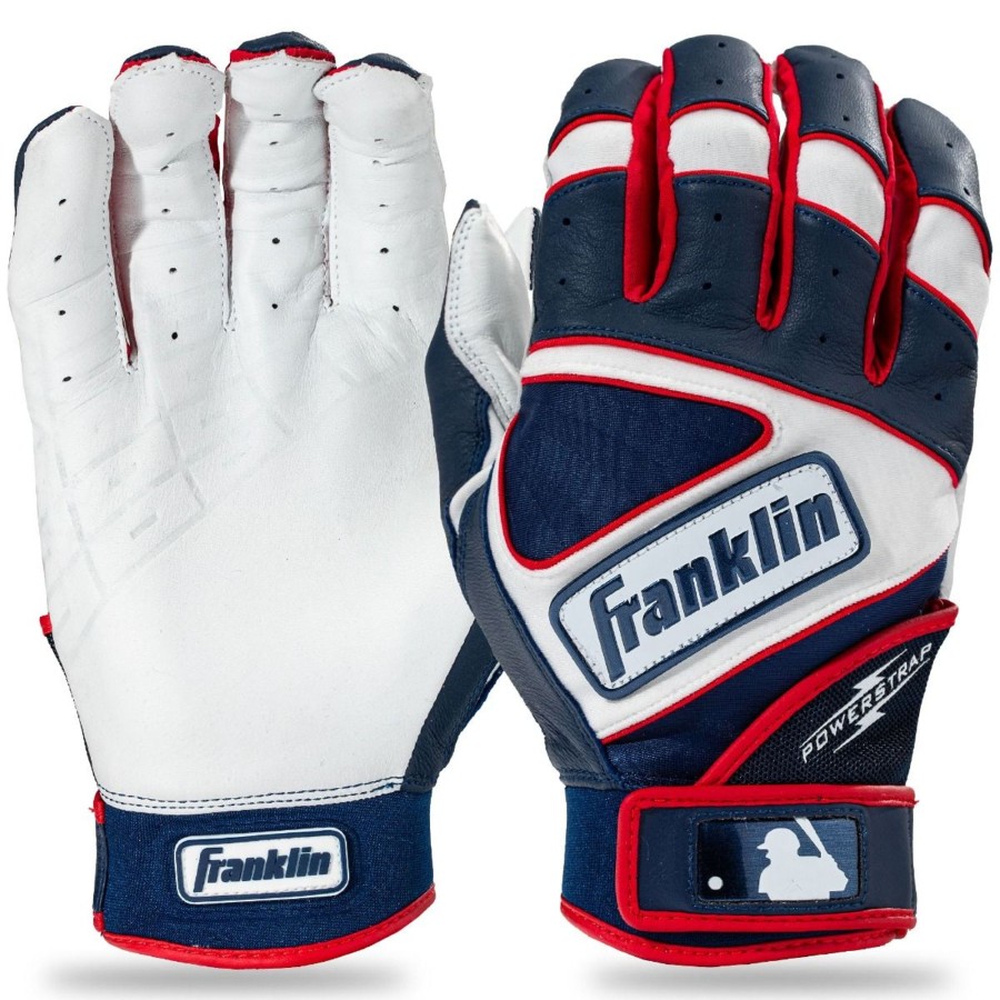 Sports Franklin Sports Baseball | Powerstrap Hi-Lite Batting Gloves