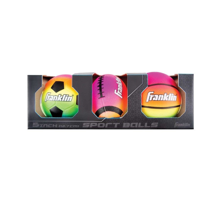 Sports Franklin Sports Outdoor Games | Micro 5\\" Vibe 3 Ball Set