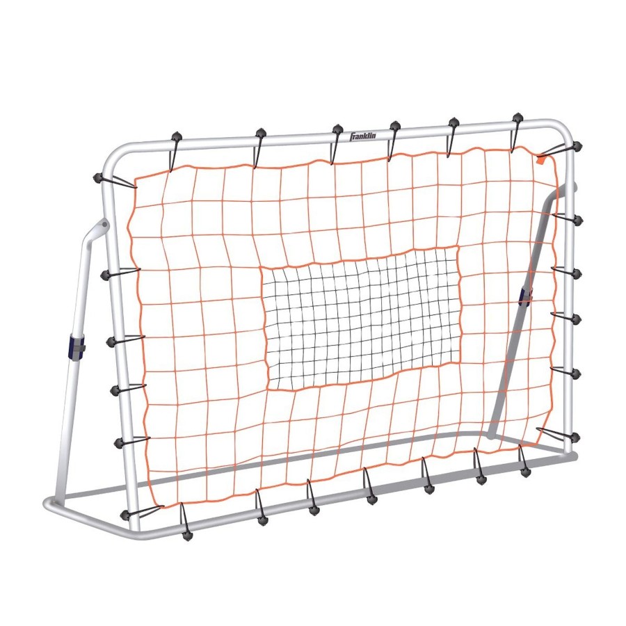 Sports Franklin Sports Soccer | Adjustable Soccer Rebounder With Stakes - Steel - 6' X 4'