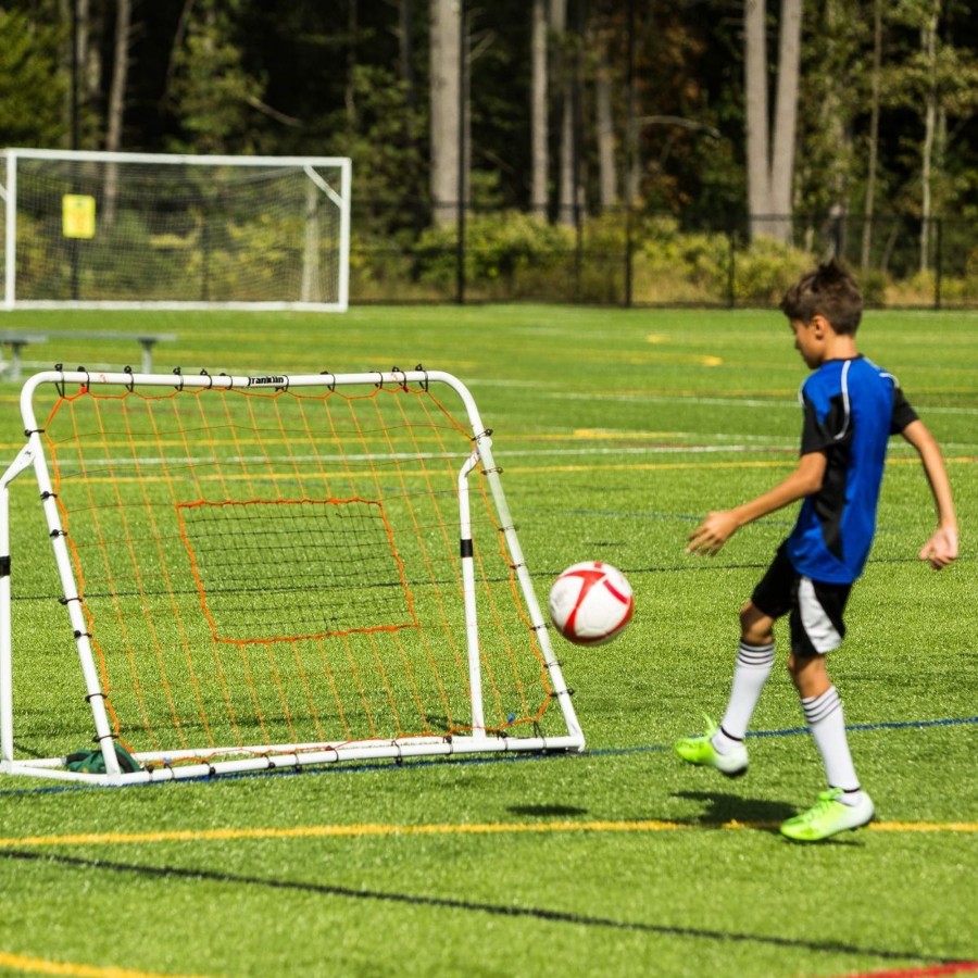 Sports Franklin Sports Soccer | Adjustable Soccer Rebounder With Stakes - Steel - 6' X 4'