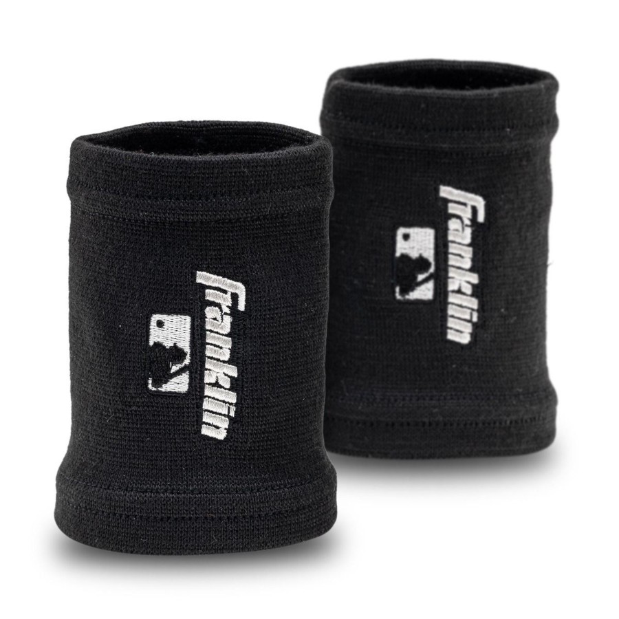 Sports Franklin Sports Baseball | Mlb Compression Wristband - 4.0\\" - Black - Wristbands