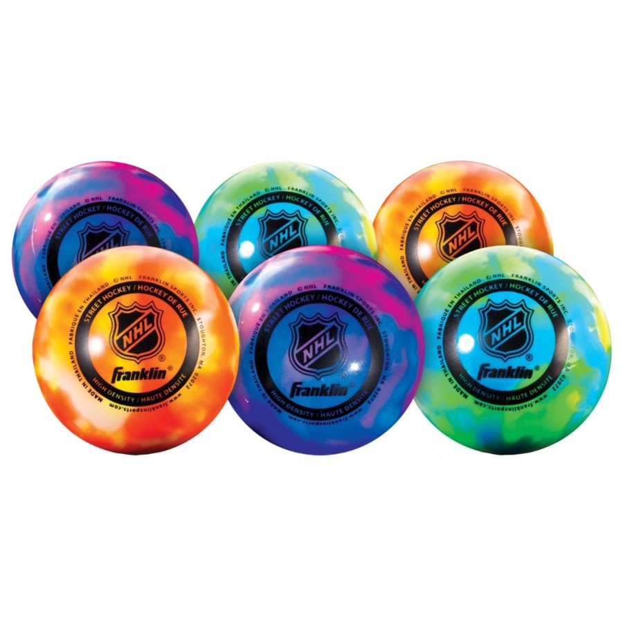 Sports Franklin Sports HocOnline | High Density Street Hockey Balls - 6 Pack