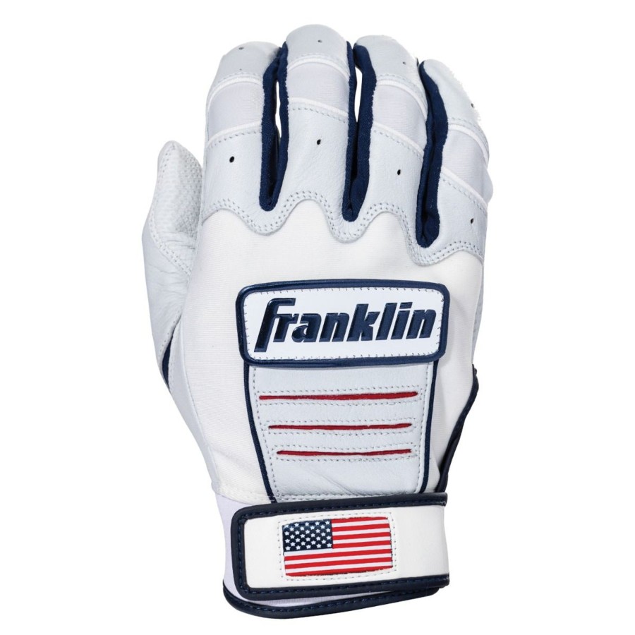 Sports Franklin Sports Baseball | Special Edition Usa Baseball Men'S Cfx® Pro Batting Gloves