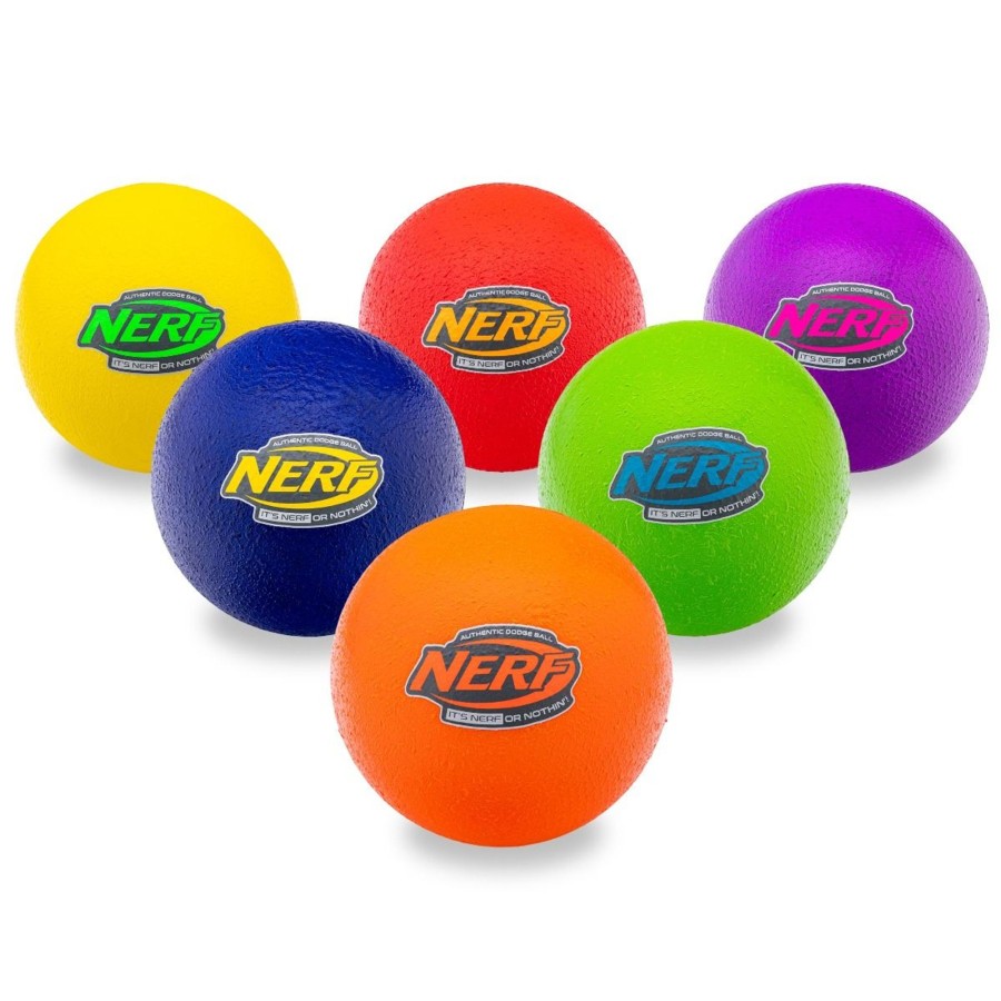 Sports Franklin Sports Youth Shop | Nerf Proshot Dodgeballs - 6 Pack