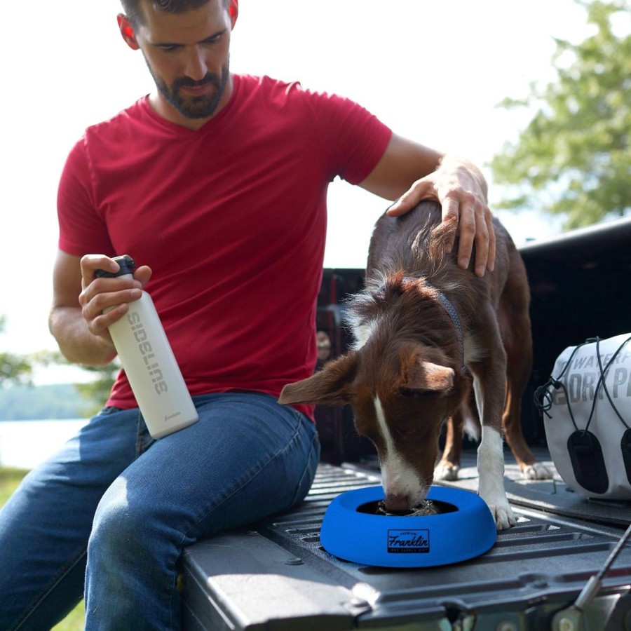 Sports Franklin Sports Outdoor Games | Ready Set Fetch No Spill Dog Bowl