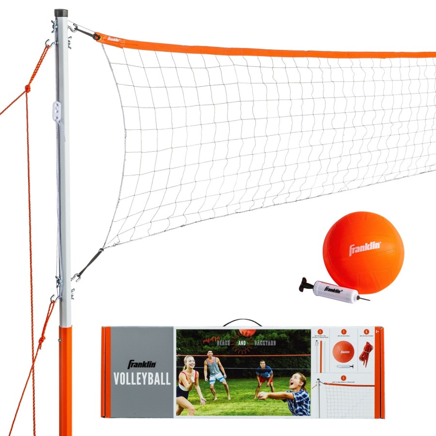 Sports Franklin Sports Outdoor Games | Starter Volleyball Set