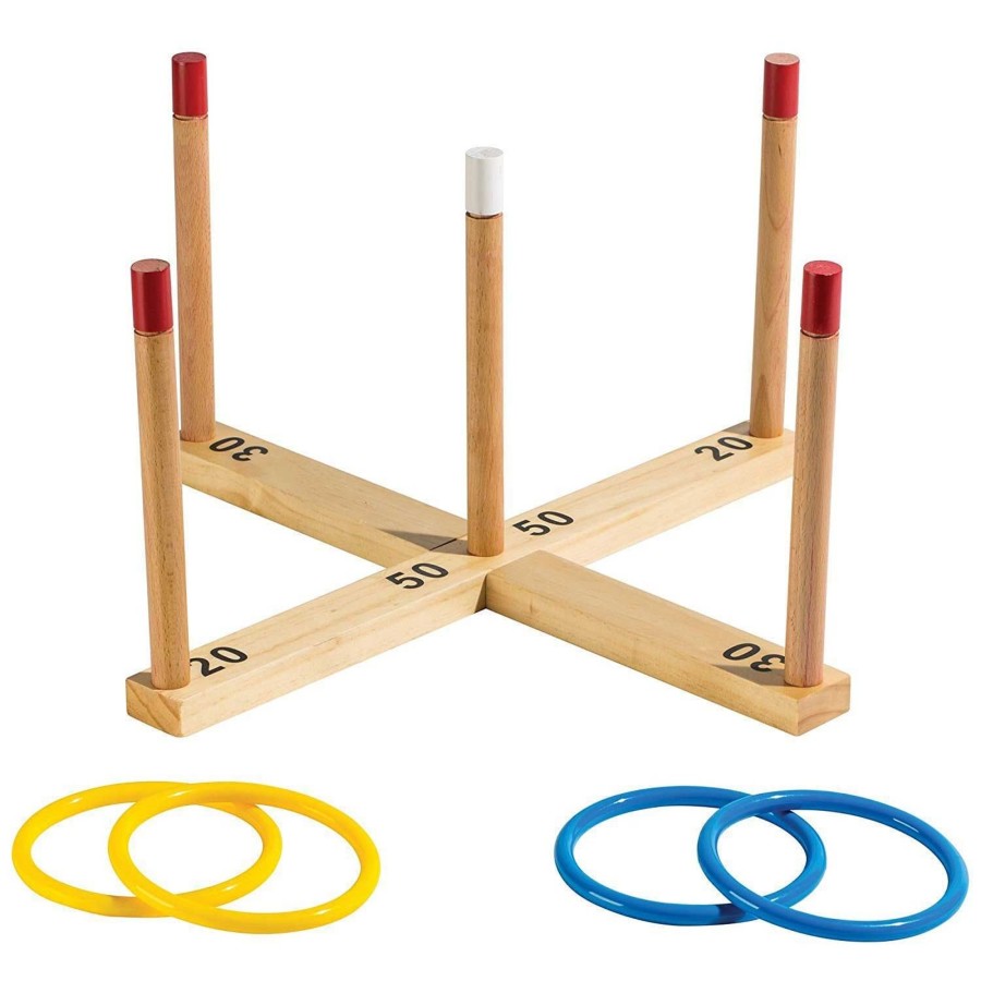 Sports Franklin Sports Outdoor Games | Wooden Ring Toss