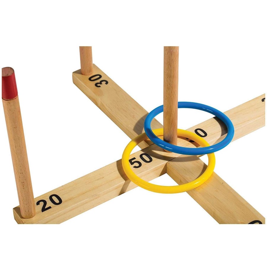 Sports Franklin Sports Outdoor Games | Wooden Ring Toss