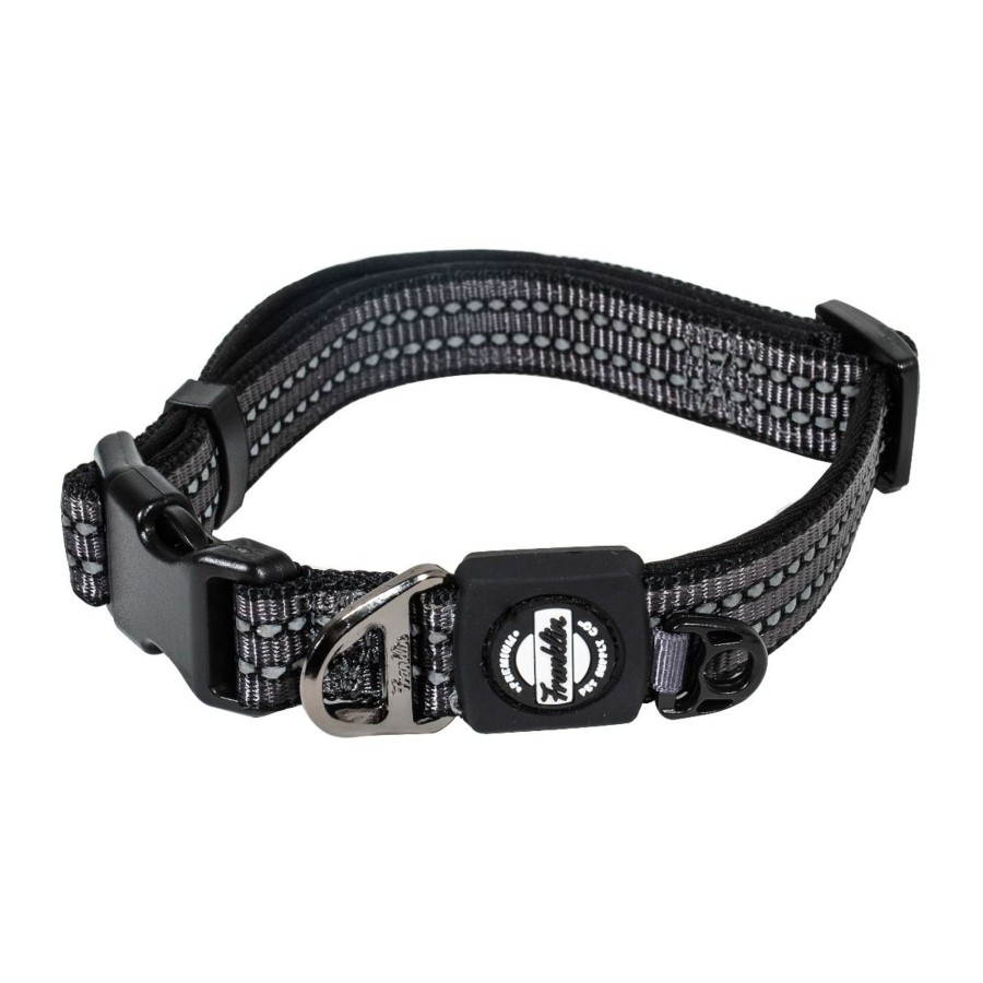 Sports Franklin Sports Outdoor Games | Black Reflective Dog Collar