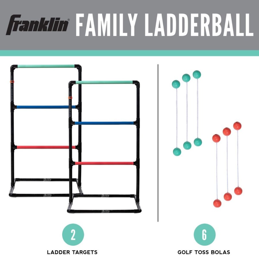 Sports Franklin Sports Outdoor Games | Family Ladder Ball - Black