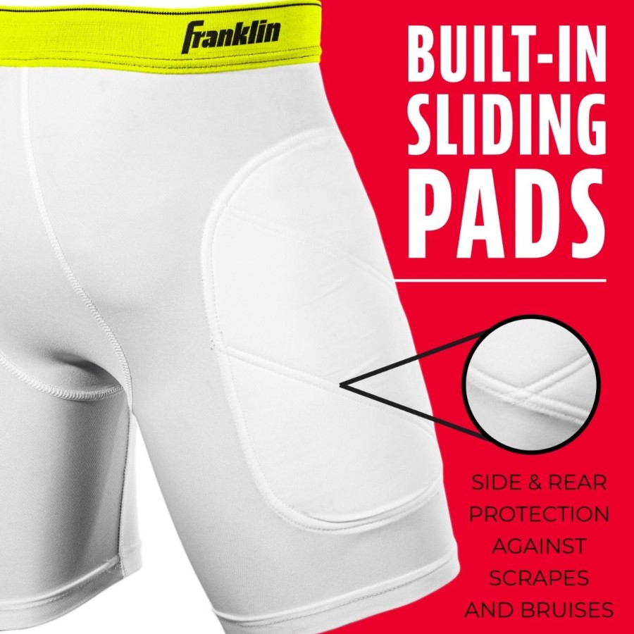 Sports Franklin Sports Baseball | Mlb® Youth Baseball Sliding Shorts