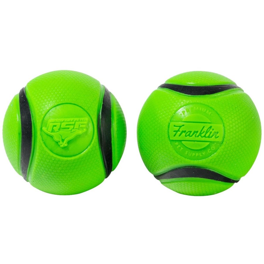 Sports Franklin Sports Outdoor Games | Ready Set Fetch Extreme Dog Launcher Ball - 2 Pack